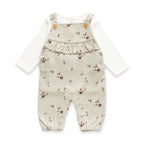 Adorable Green & Pink Pastel Theme Mushroom Designer Baby Layette Pack