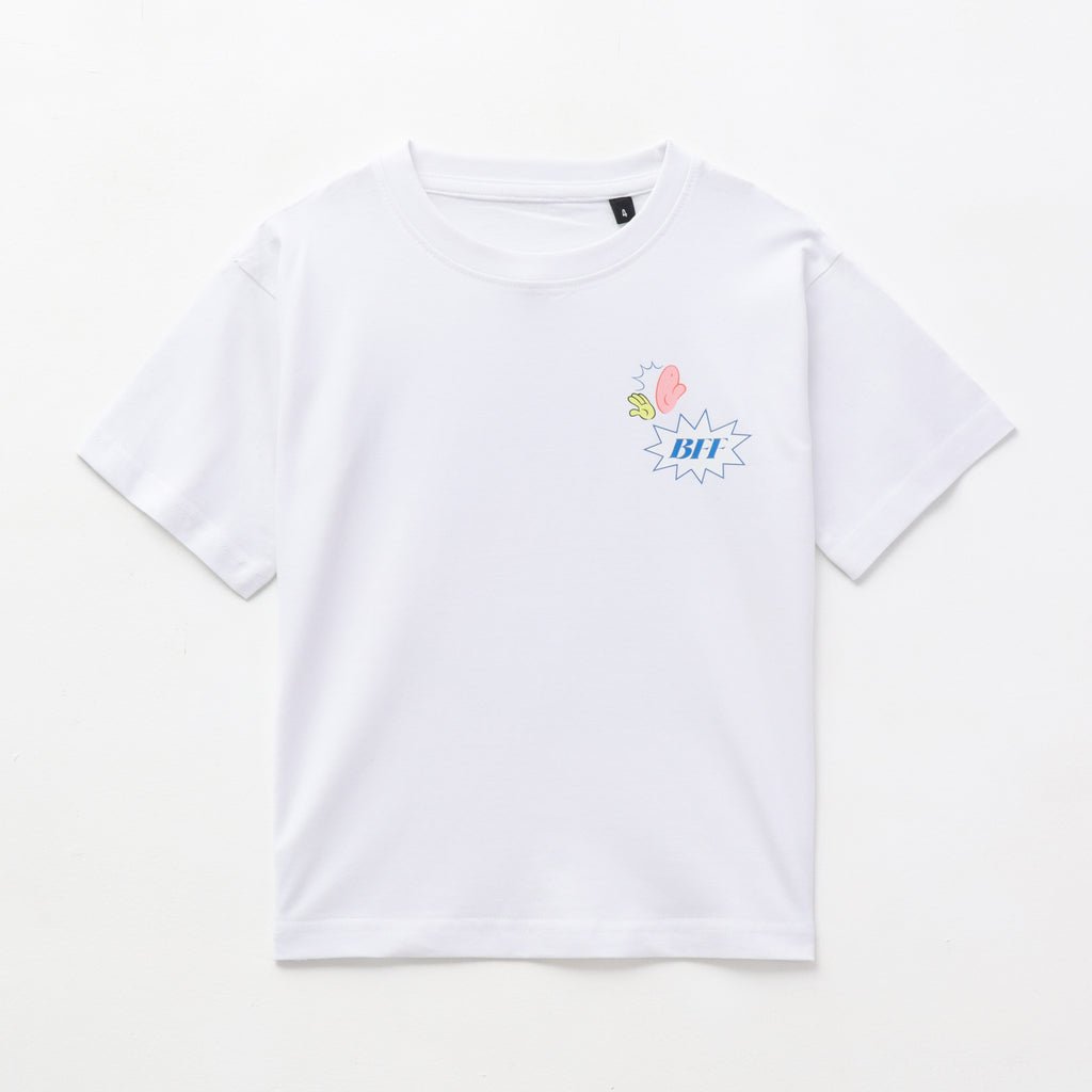 BFF_Fist_Bump_Cartoon_Print_Kids_T-Shirt_Sponge_Bop