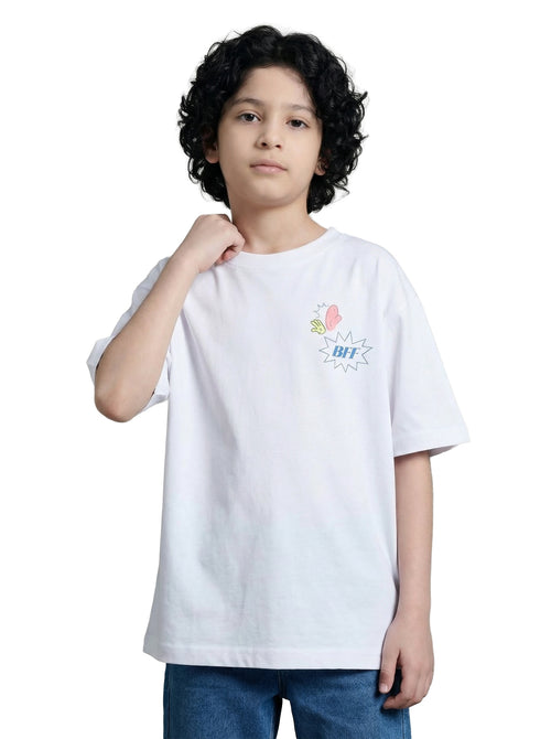 BFF_Fist_Bump_Cartoon_Print_Kids_T-Shirt