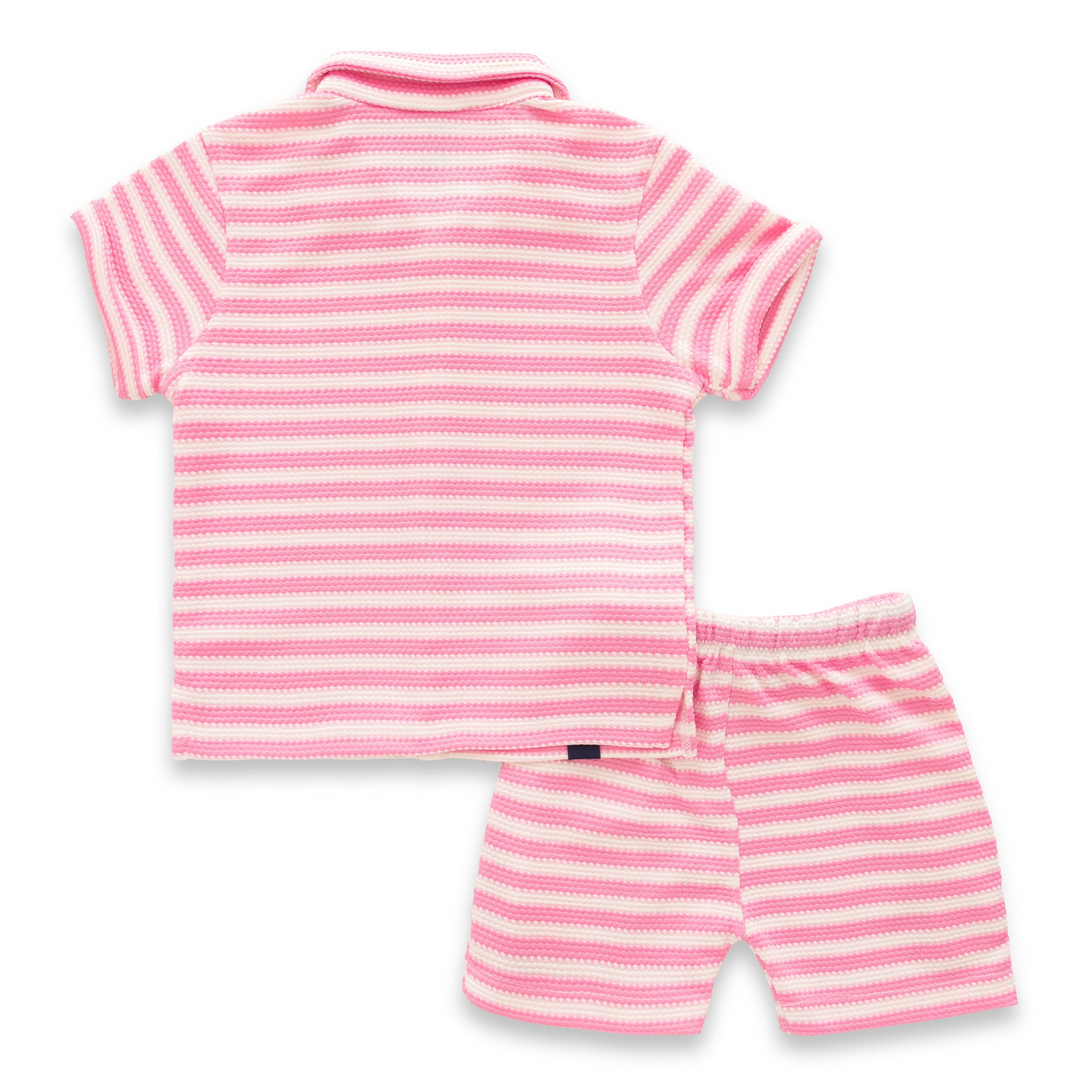 pink boys shirt with shorts back