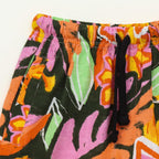 Tropical Floral Print Kids Boys Shirt & Shorts Set