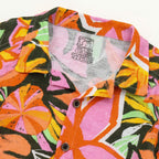 Tropical Floral Print Kids Boys Shirt & Shorts Set