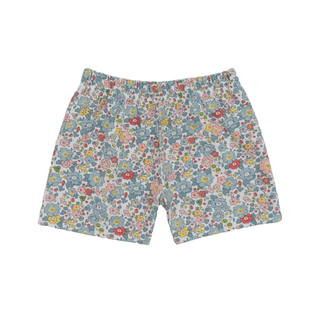 Baby Blue Floral Printed Lounge Wear Set