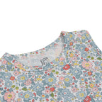 Baby Blue Floral Printed Lounge Wear Set