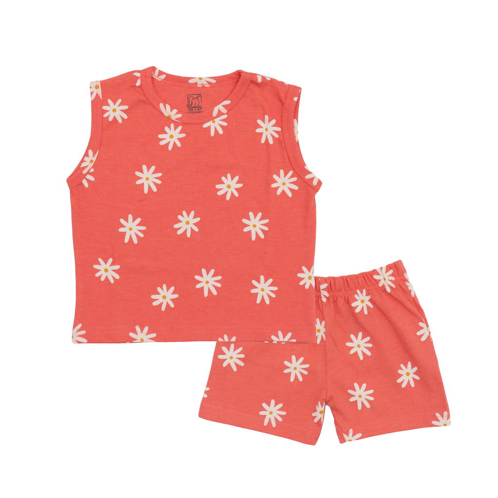 Baby Floral Printed Lounge Wear Set