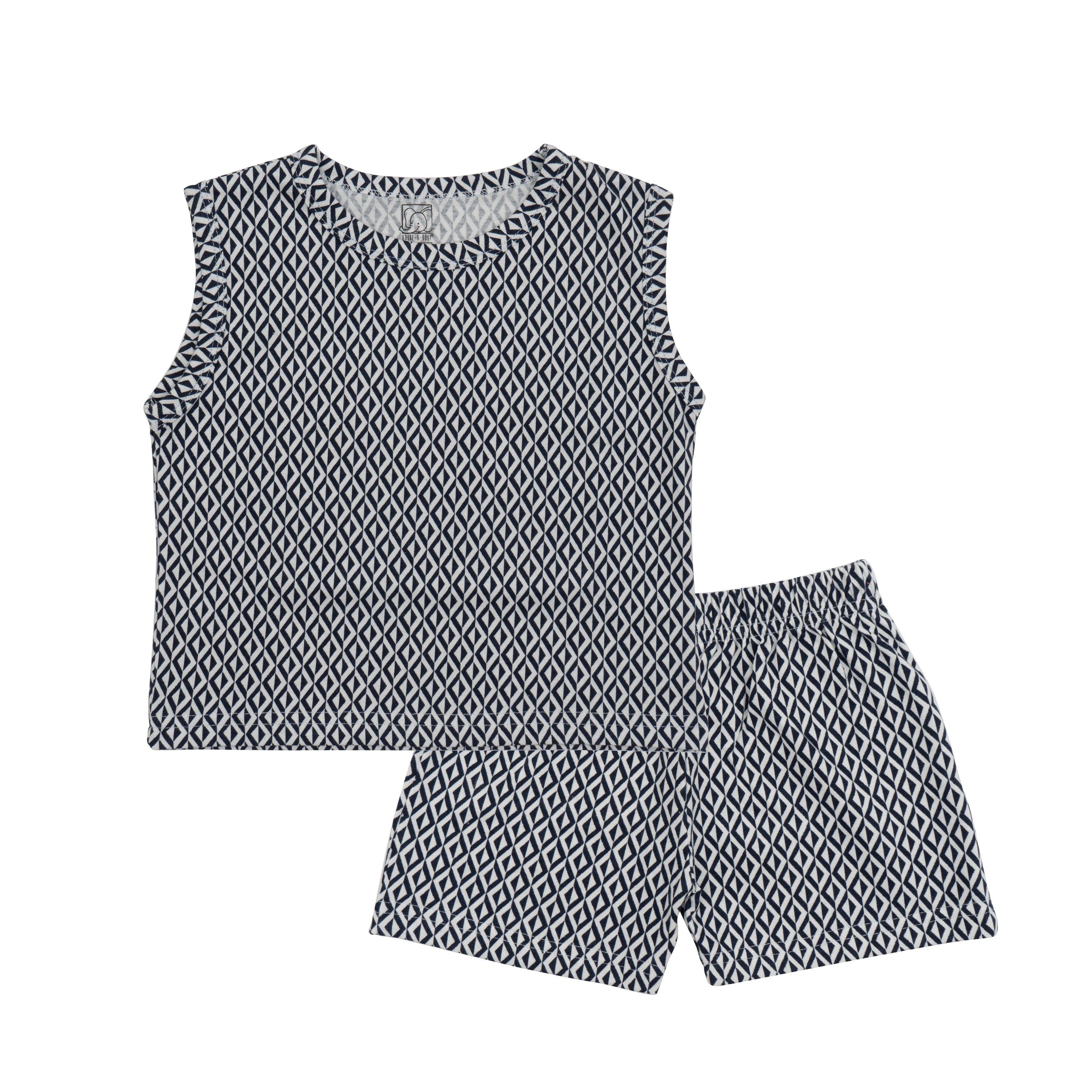 Baby Geometrical Printed Lounge Wear Set
