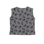 Baby Grey Dino Printed Lounge Wear Set