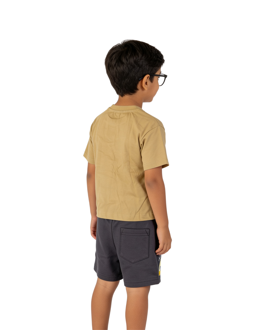 Beige SpongeBob “Take It Easy” Kids T- Shirt and Shorts Set