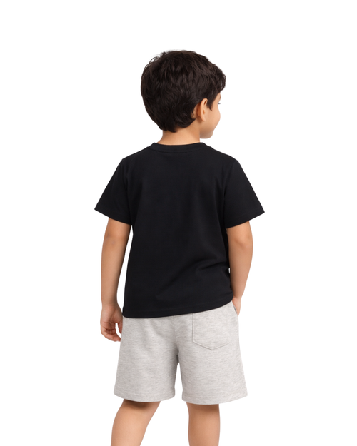 Black Donatello Ninja Turtle Kids T- Shirt and Shorts Set