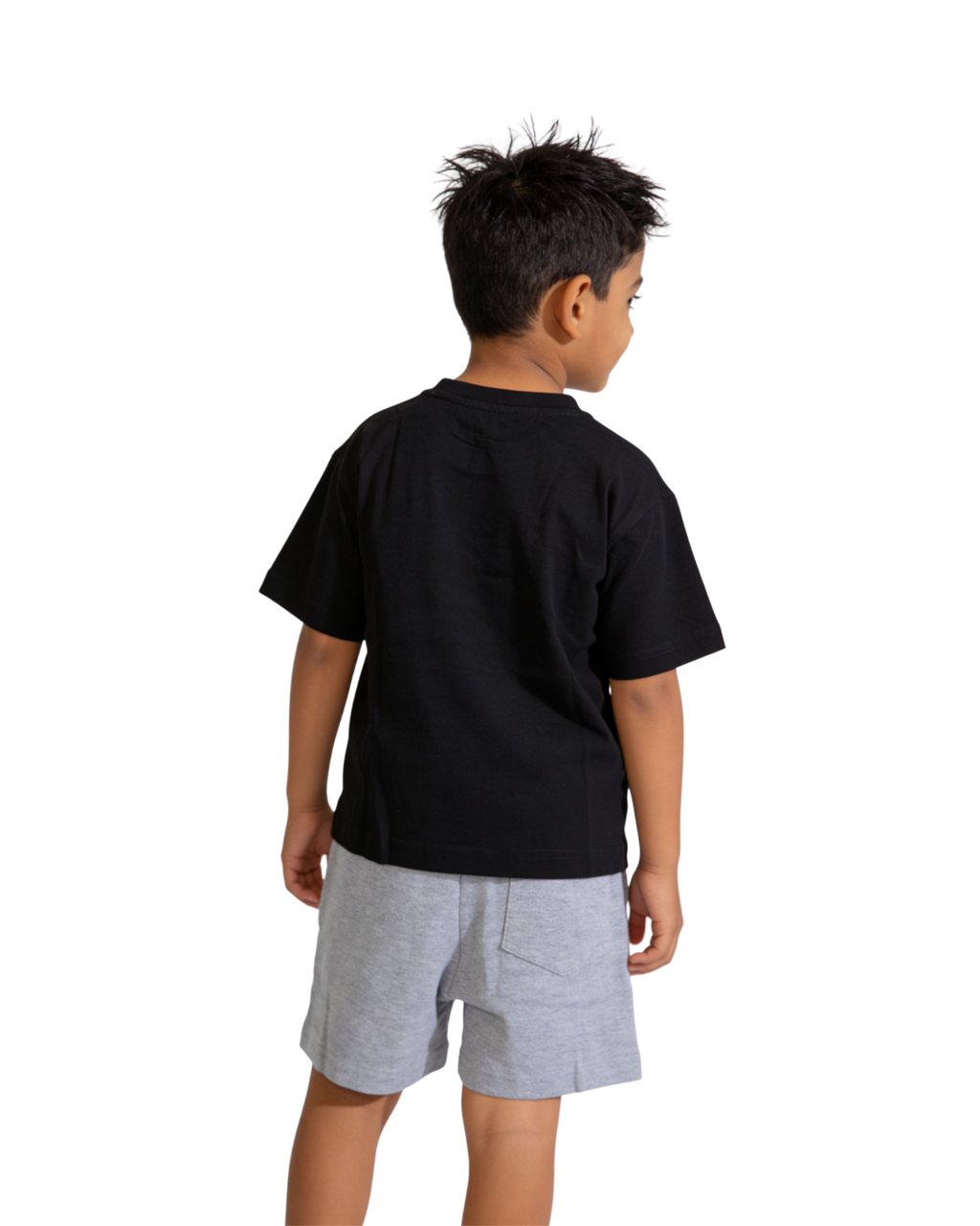 Black “I Hate Mondays” Garfield Kids T- Shirt and Shorts Set