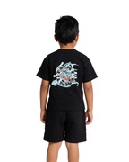 Black Ninja Turtles TMNT Printed Kids T- Shirt and Shorts Set