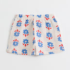 Blue Daisy Floral Print  Co-ord Set