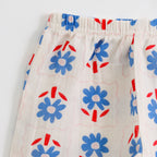 Blue Daisy Floral Print  Co-ord Set
