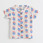 Blue Daisy Floral Print  Co-ord Set
