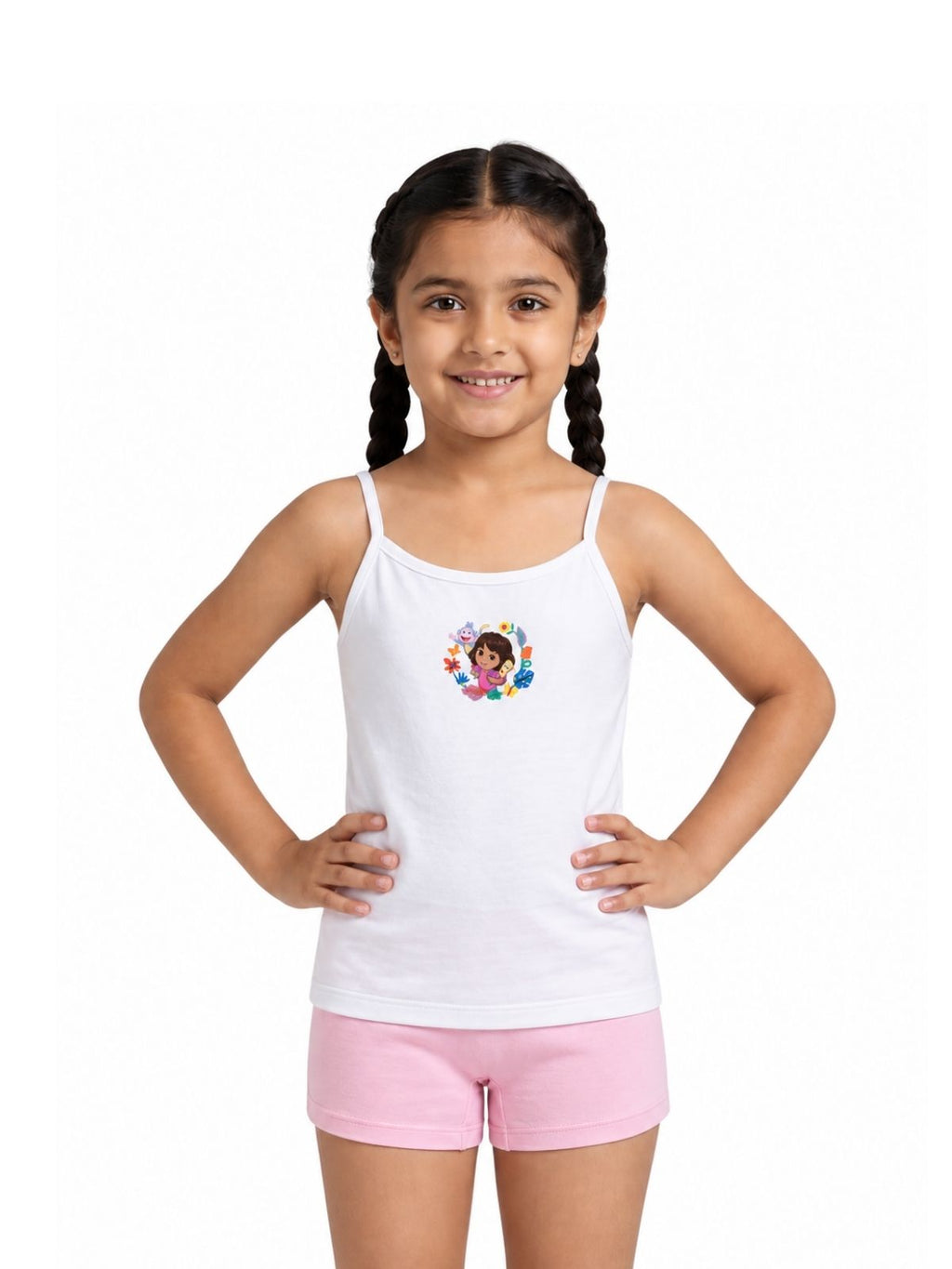 Flower Friends Girls Cotton Camisole – Dora©