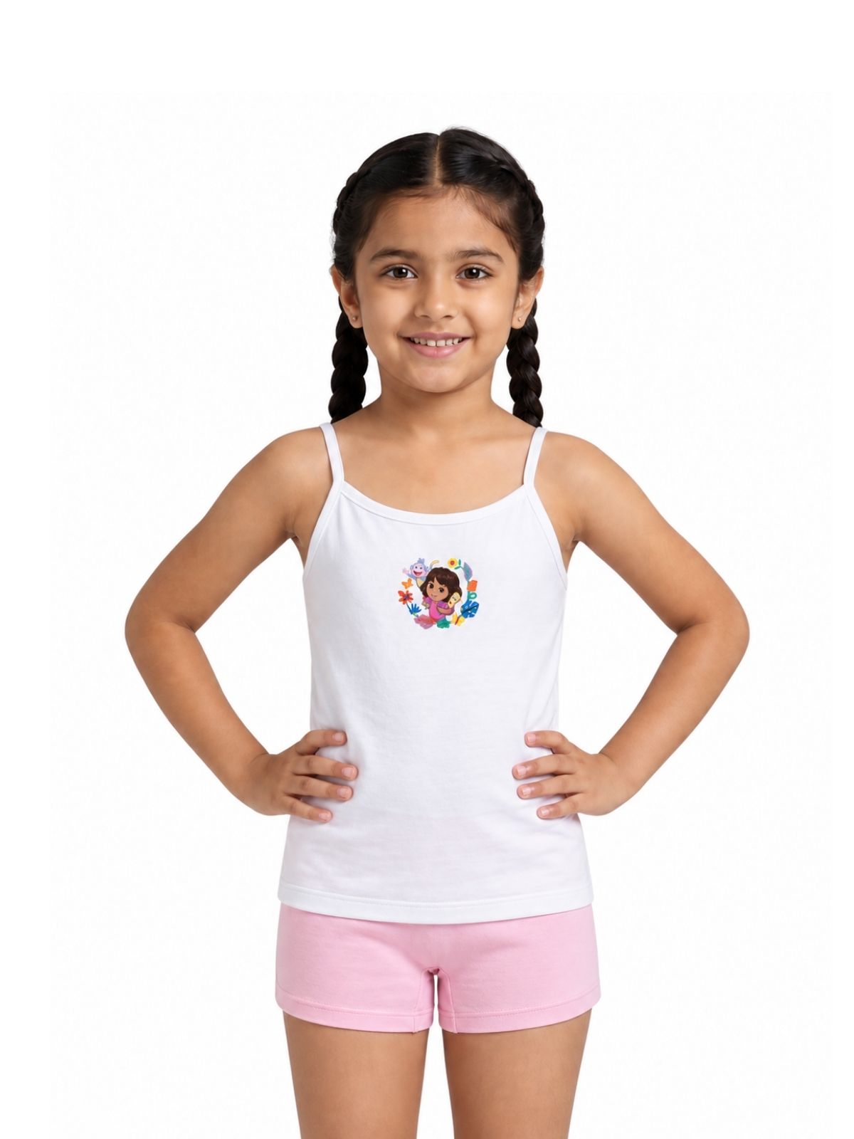 Flower Friends Girls Cotton Camisole – Dora©