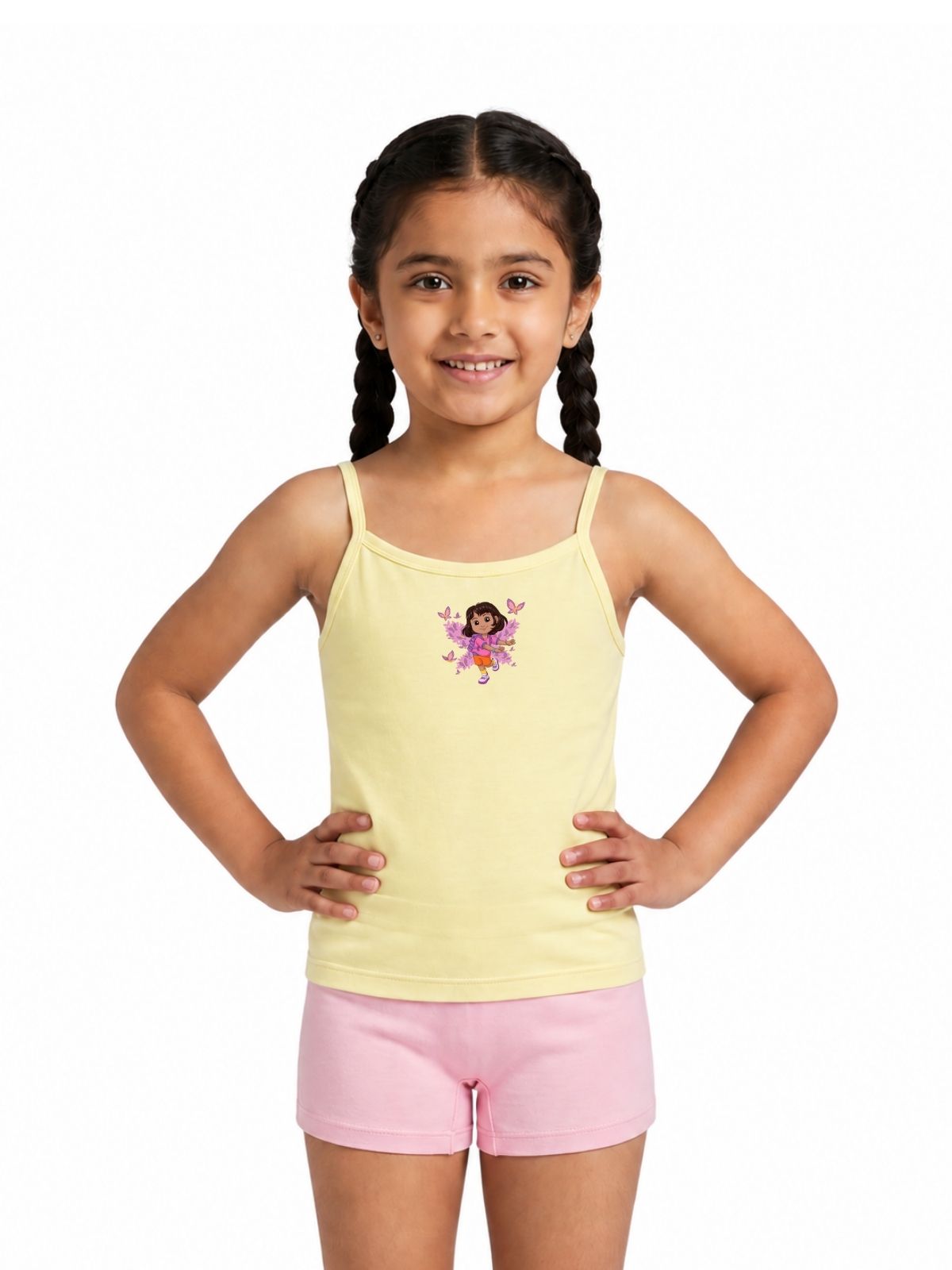 Butterfly Adventure Girls Cotton Camisole – Dora©
