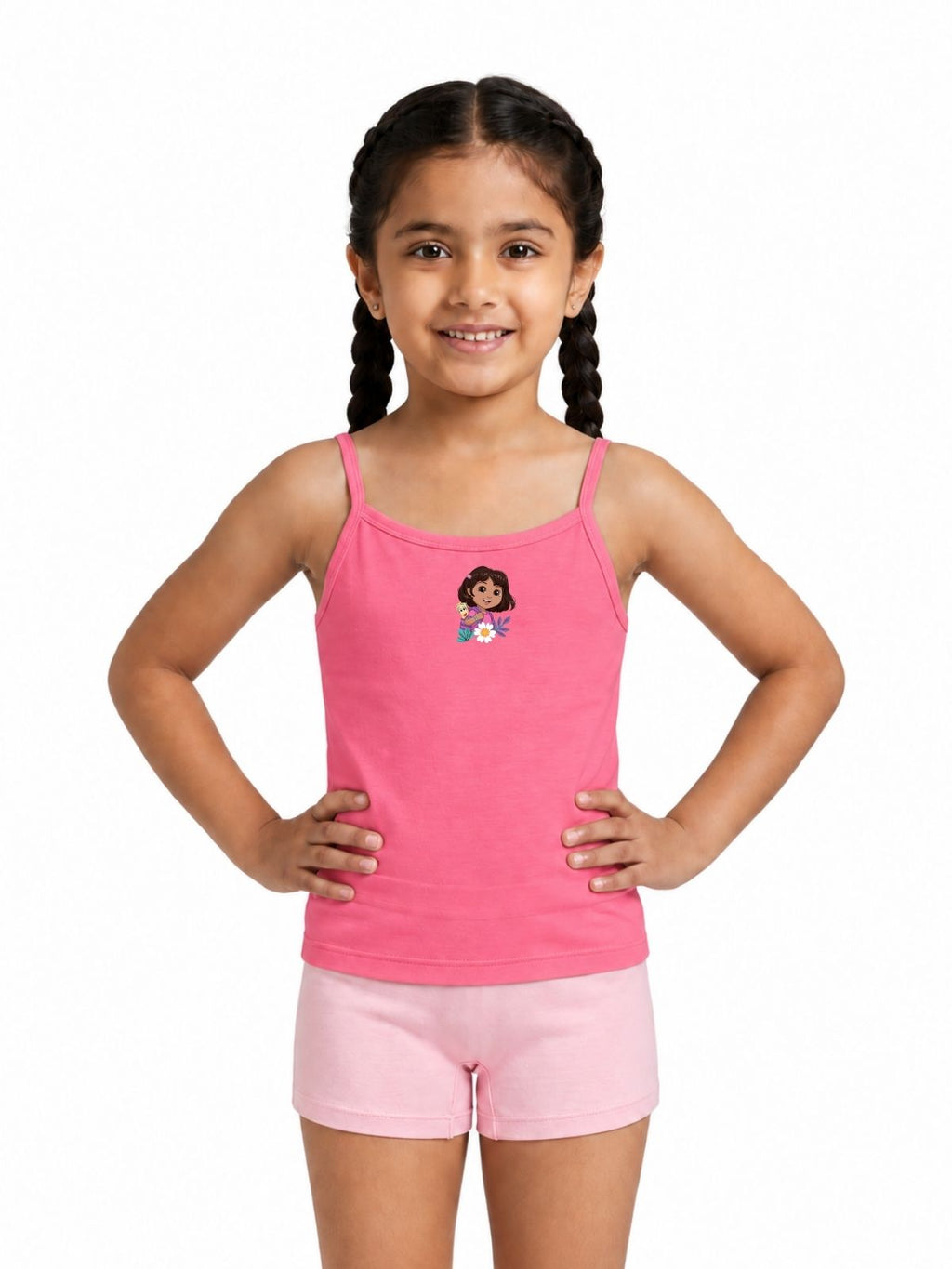 Blooming Smiles Girls Cotton Camisole – Dora©