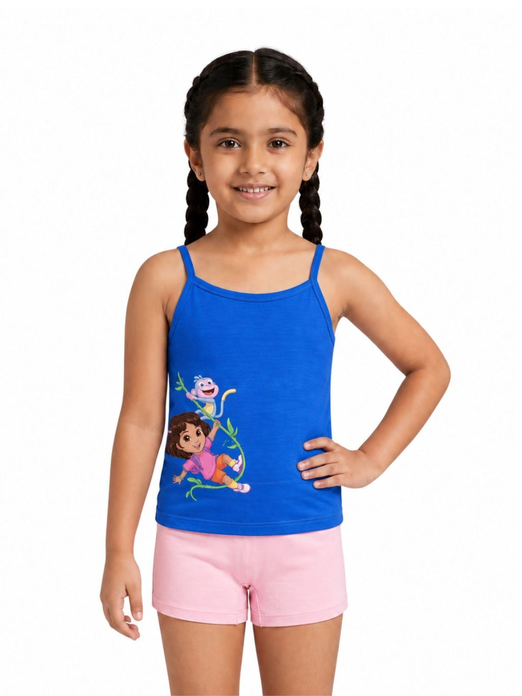 Jungle Swing Girls Cotton Camisole – Dora©