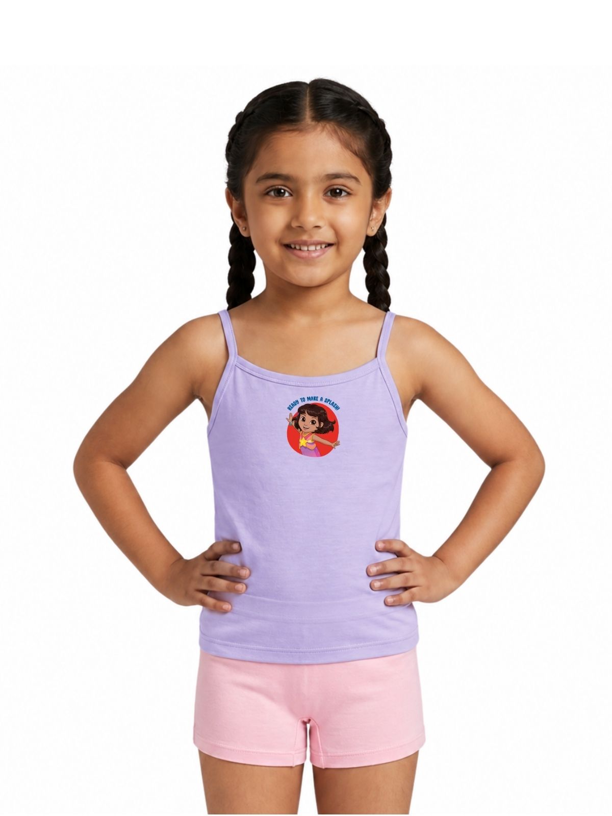 Ready to Make a Splash Girls Cotton Camisole – Dora©