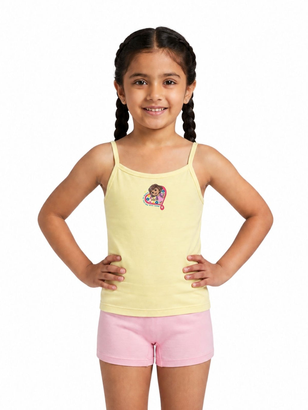 Dora Floral Heart Girls Printed Camisole – Dora©