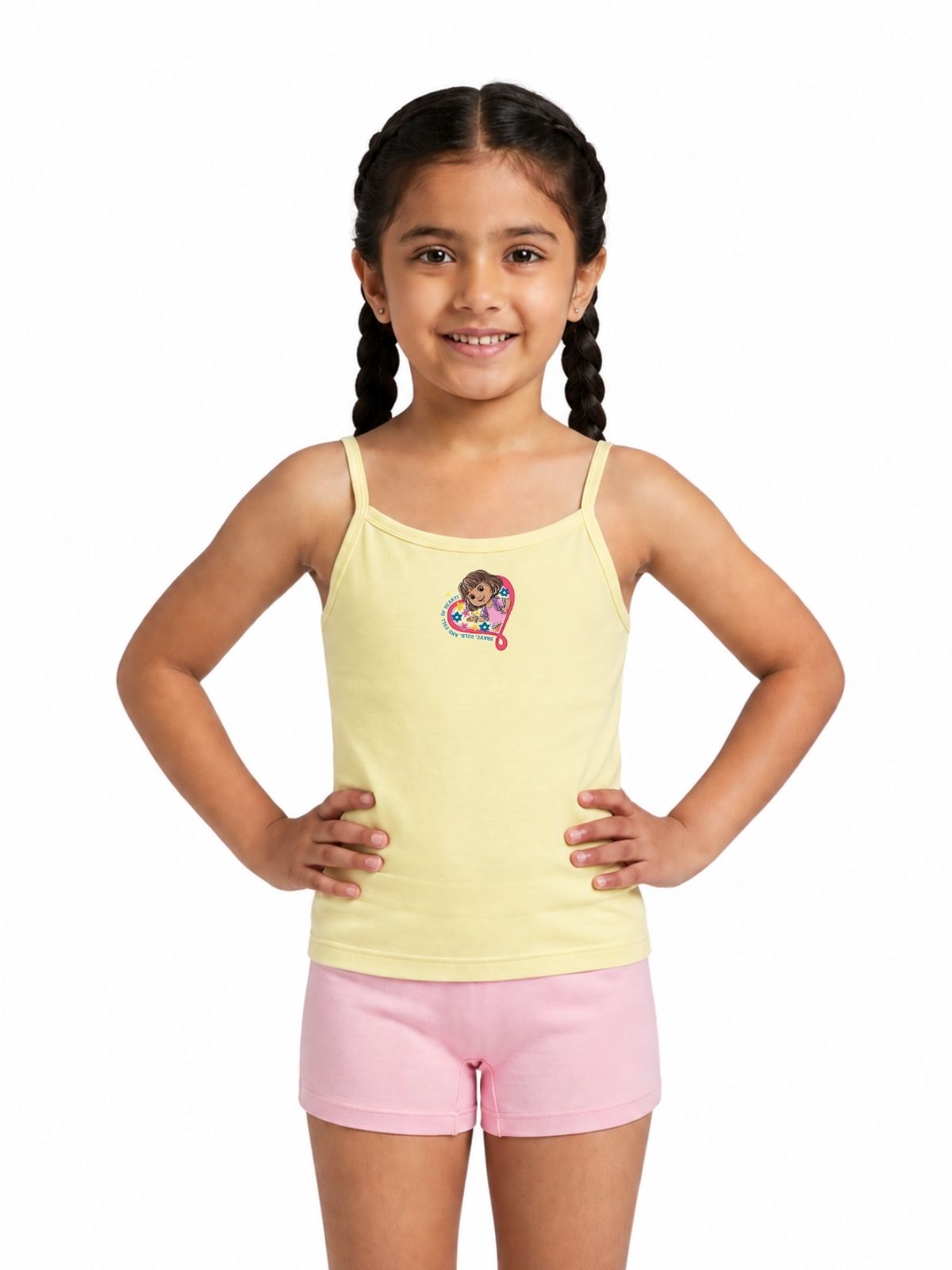 Dora Floral Heart Girls Printed Camisole – Dora©