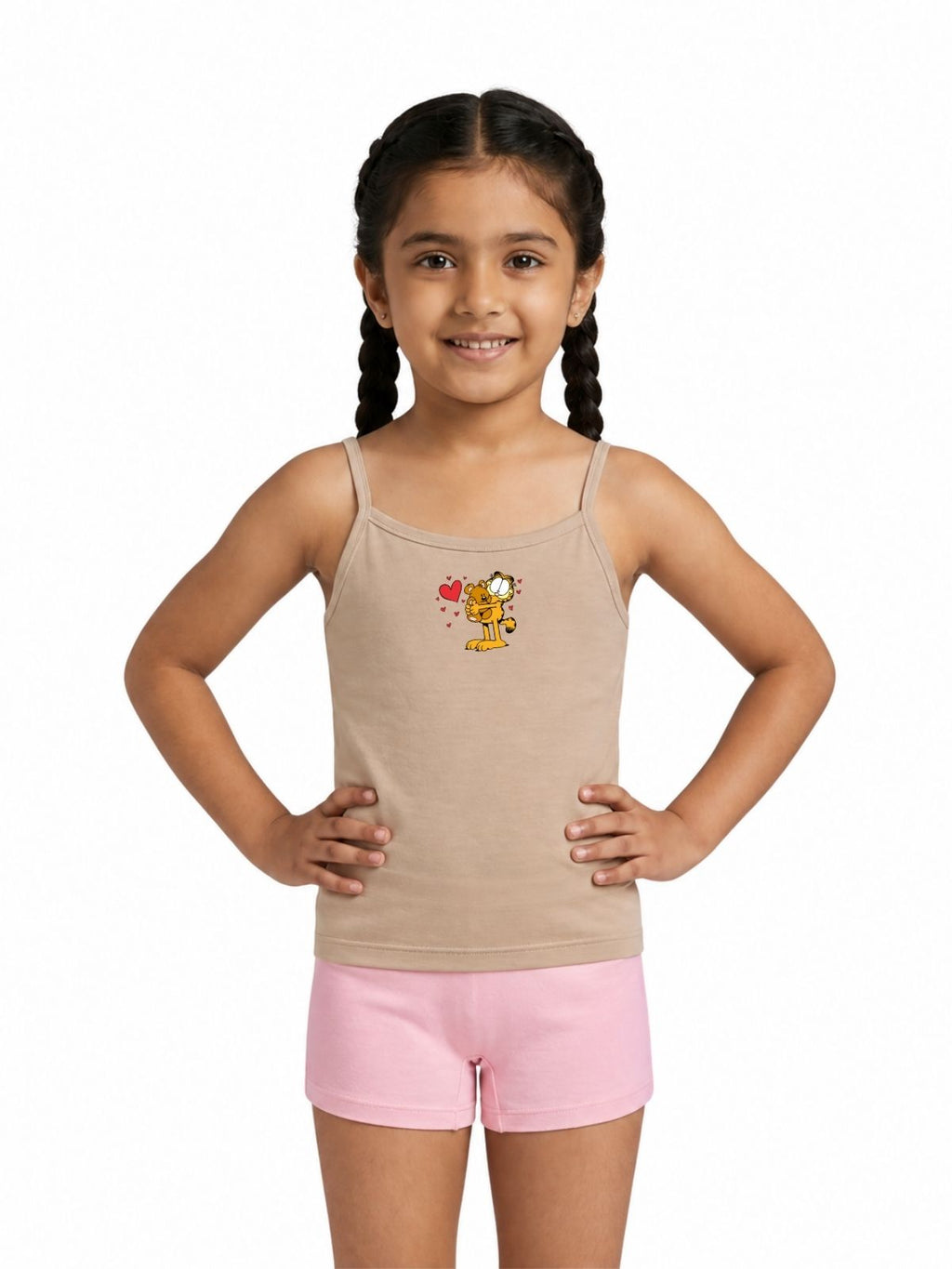Love You Garfield Girls Cotton Camisole – Garfield©