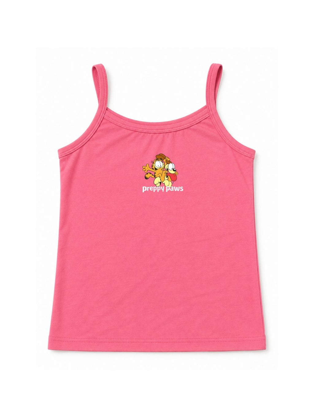 Preppy Paws Garfield Girls Cotton Camisole – Garfield©