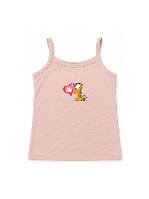 Be Mine Girls Printed Camisole – Garfield©