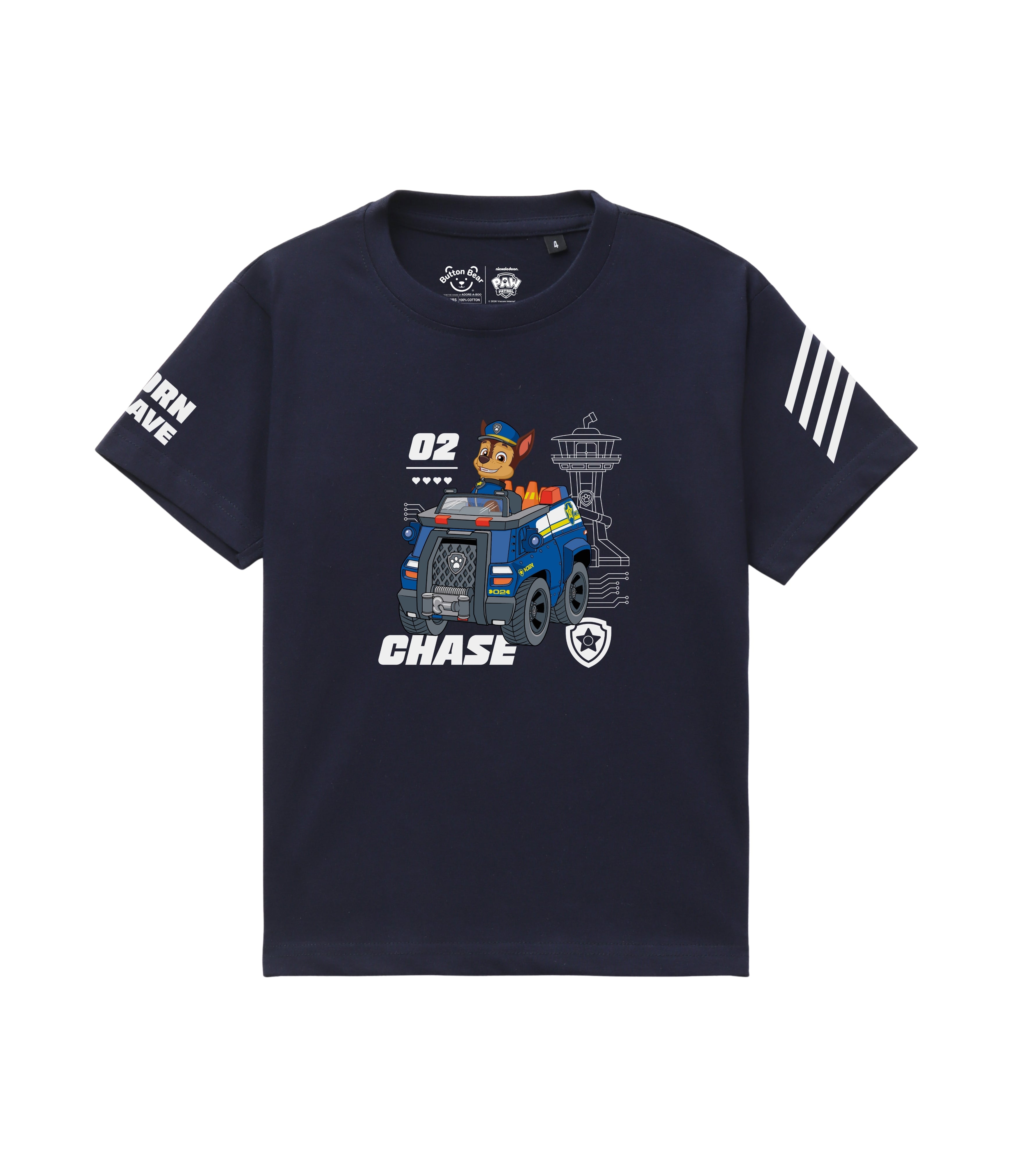 Chase Paw Patrol Action Print Kids T-Shirt