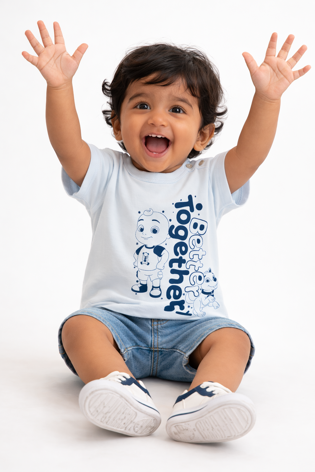 Cocomelon Better Together Cartoon Baby T-Shirt