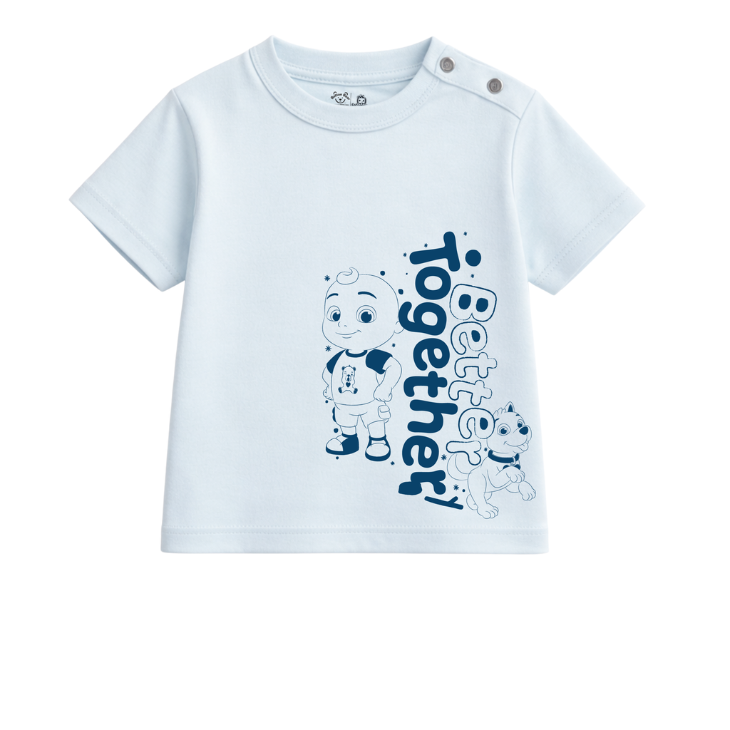 Cocomelon Better Together Cartoon Baby T-Shirt