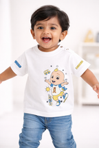 Cocomelon JJ Cartoon Print Baby T-Shirt