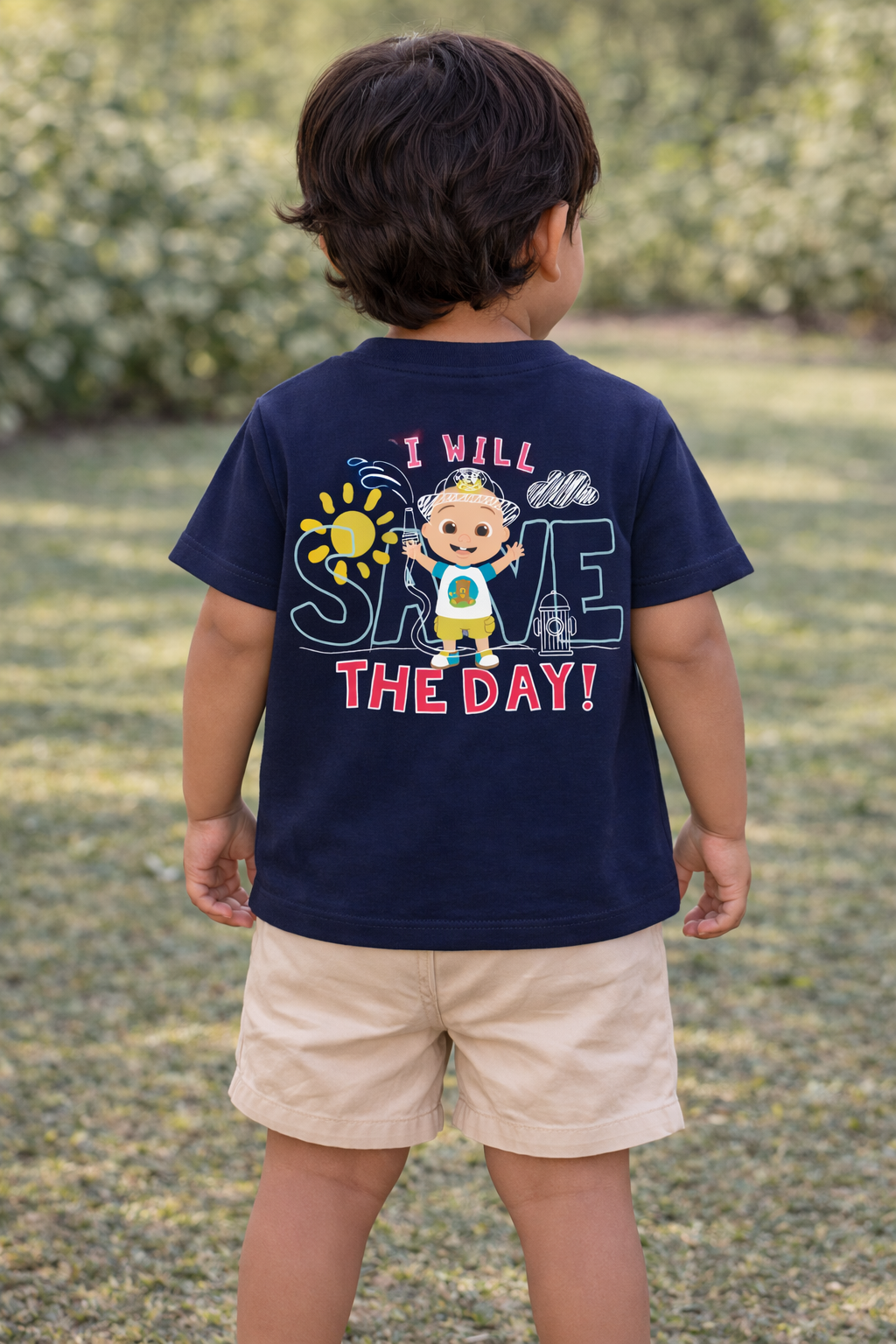 Cocomelon JJ Firefighter Baby T-Shirt