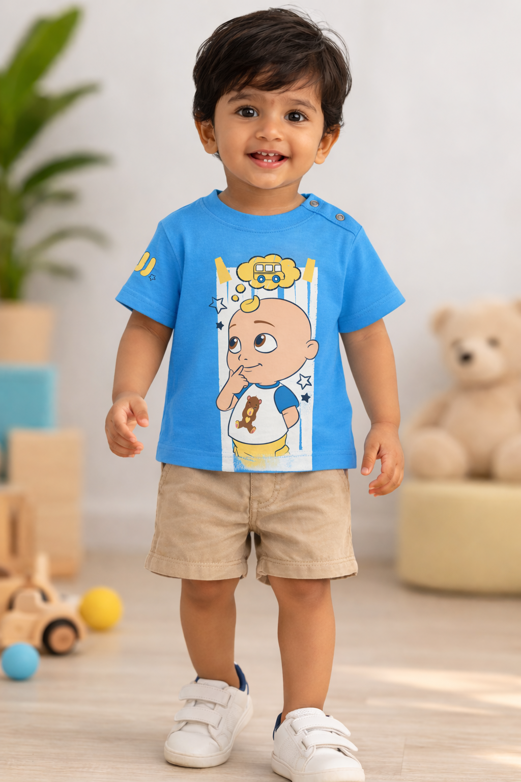 Cocomelon JJ Thinking Cartoon Baby T-Shirt