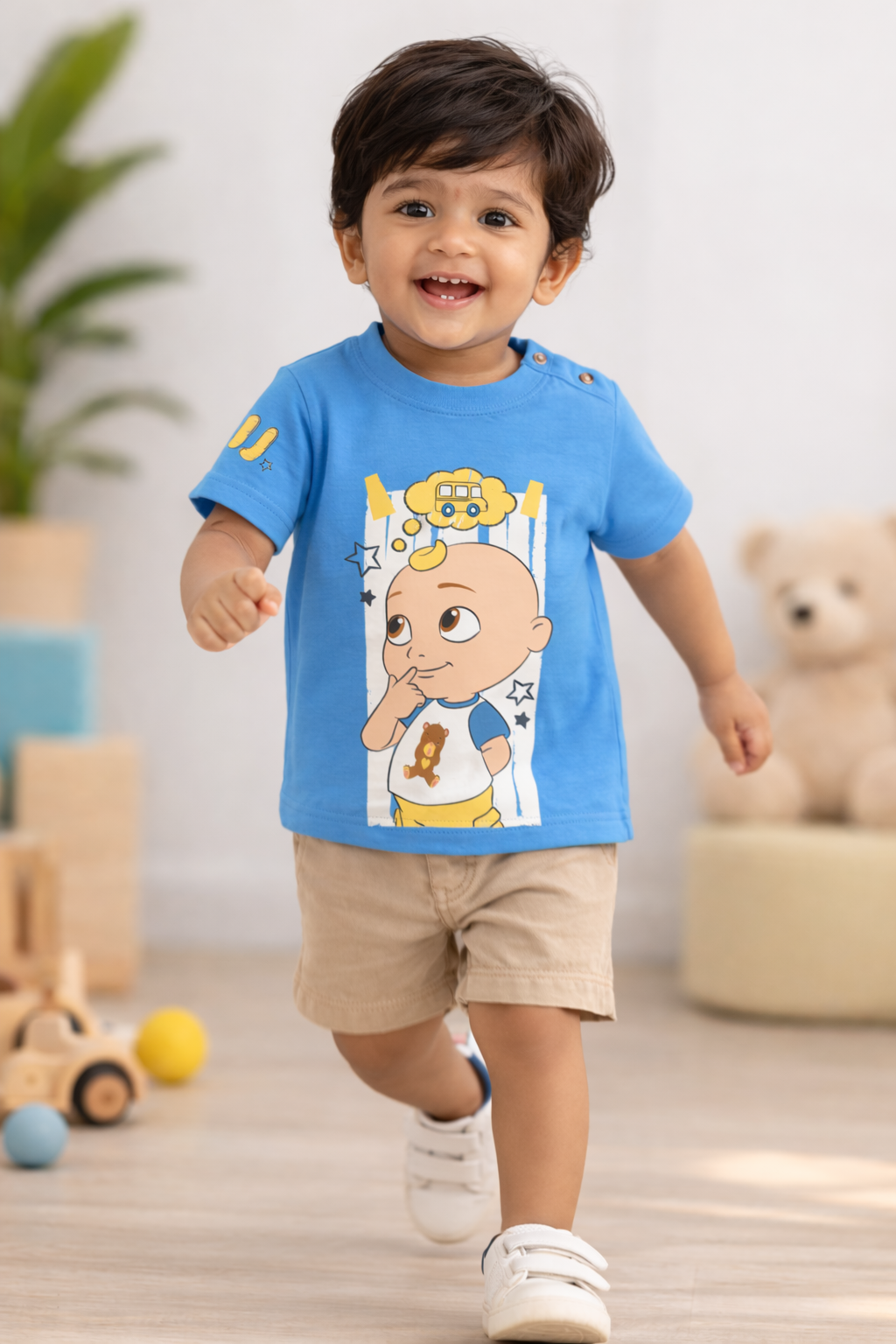 Cocomelon JJ Thinking Cartoon Baby T-Shirt