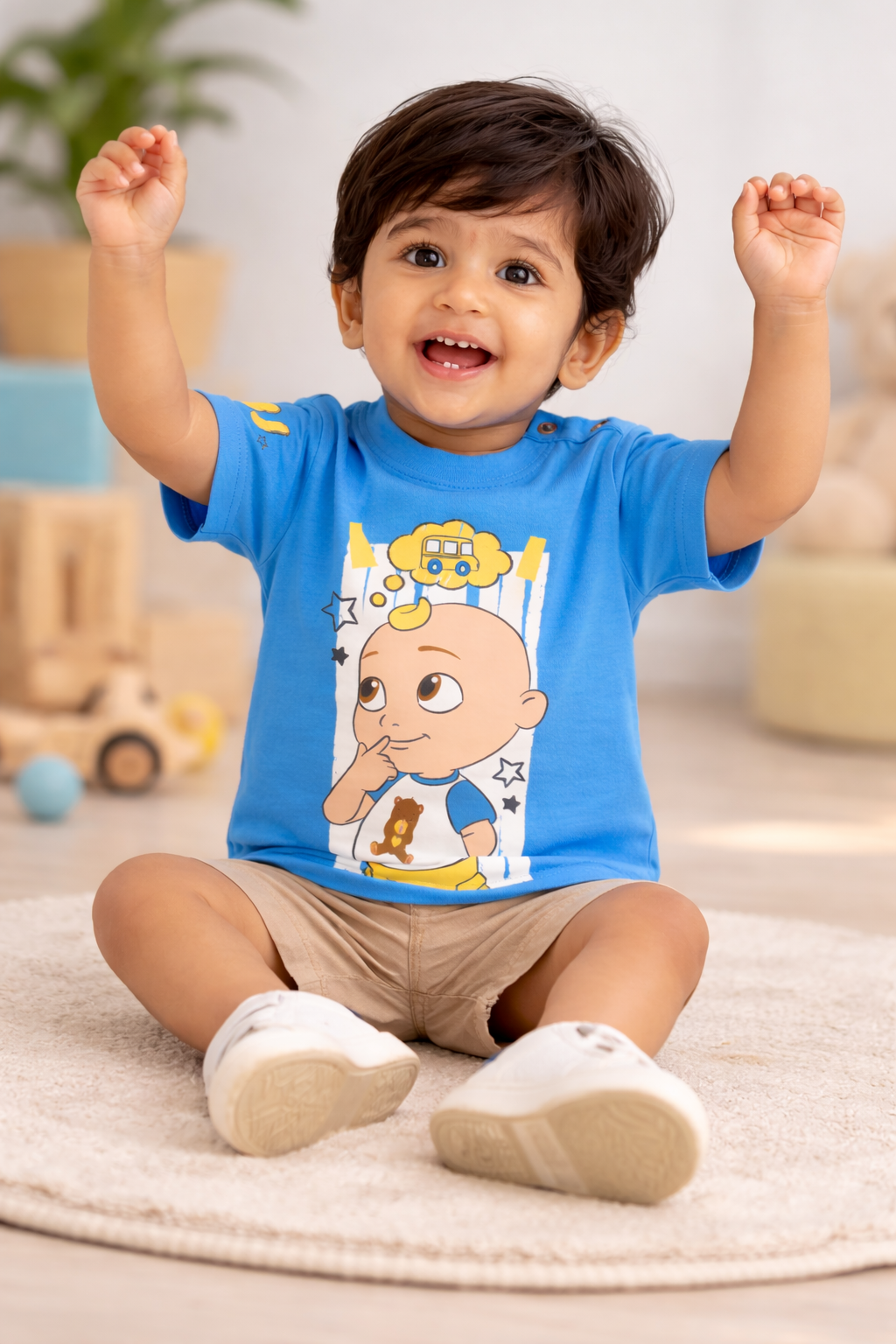 Cocomelon JJ Thinking Cartoon Baby T-Shirt