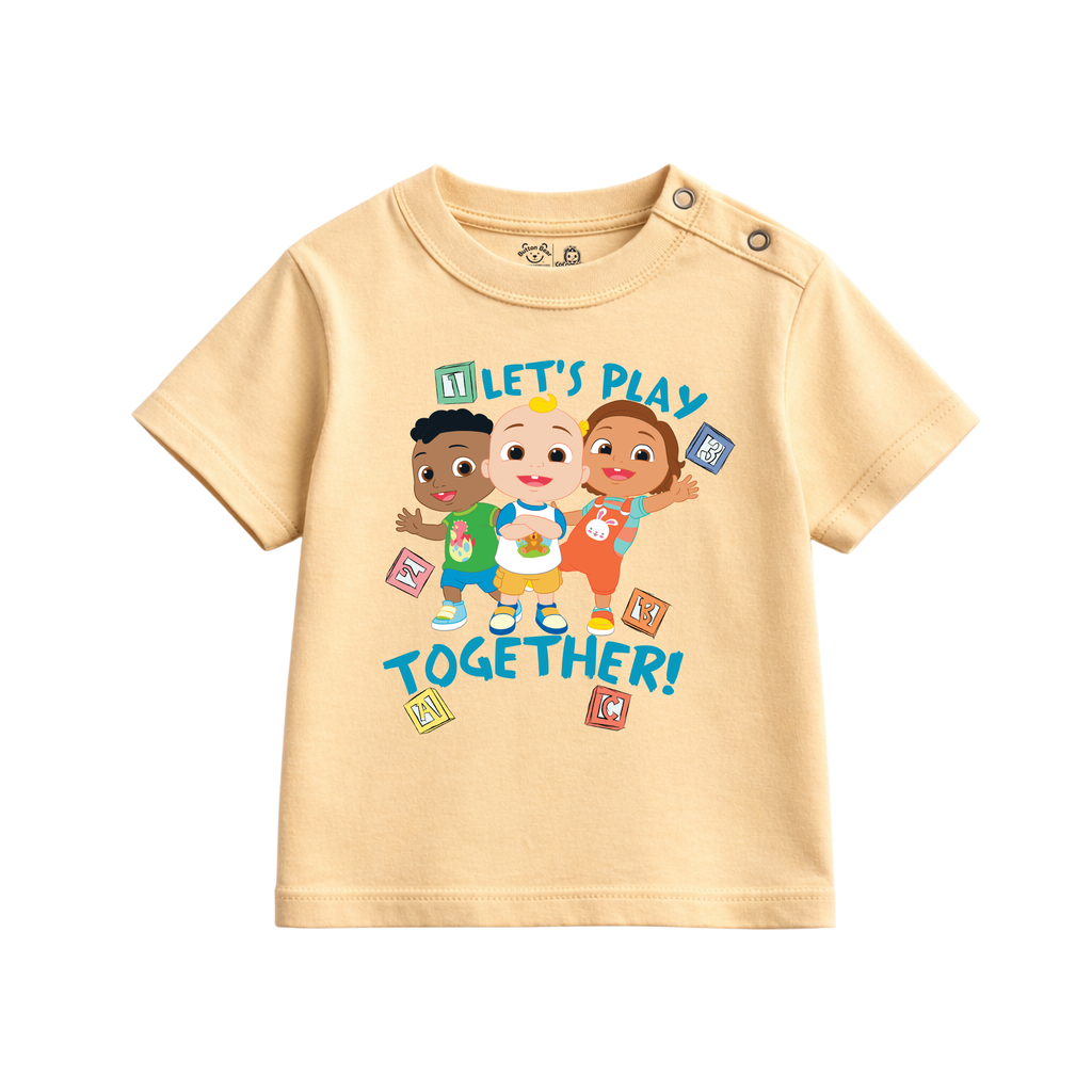 Cocomelon Let’s Play Together Cartoon Baby T-Shirt