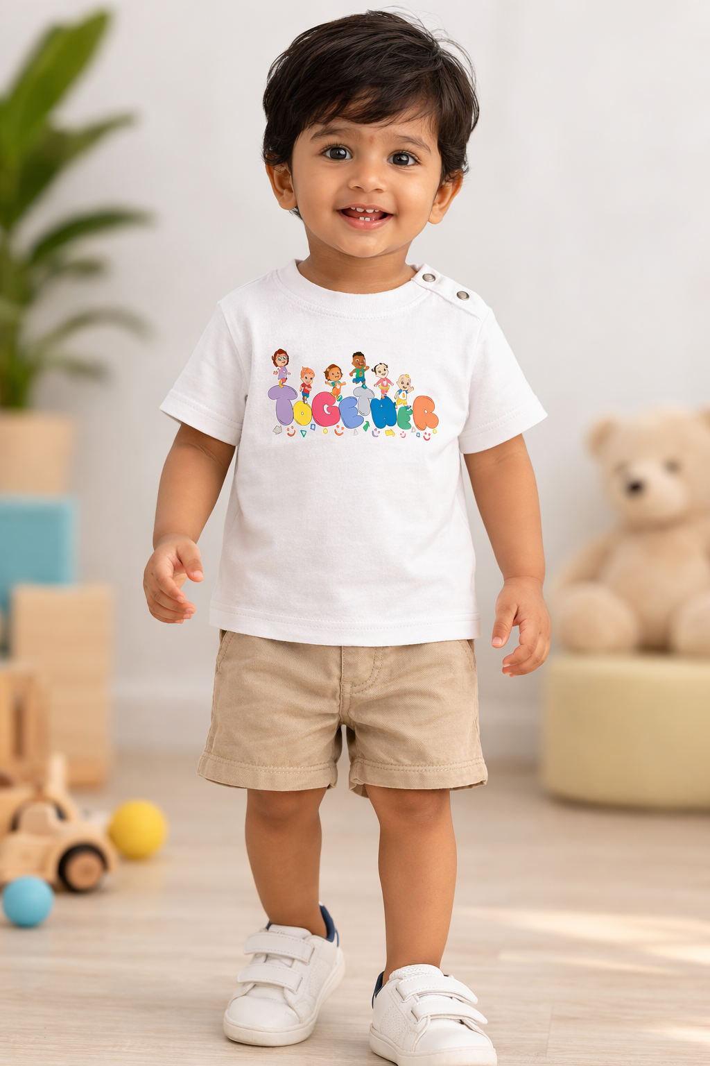 Cocomelon Together Cartoon Baby T-Shirt – JJ & Friends