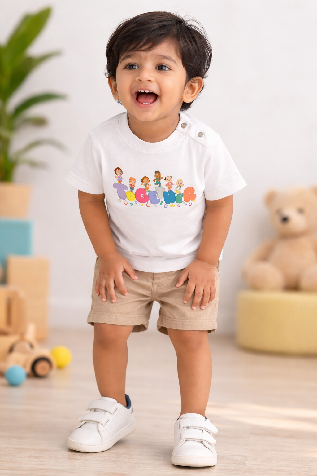 Cocomelon Together Cartoon Baby T-Shirt – JJ & Friends