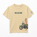 Cop No.1 Singham Action Bike Graphic Kids T-Shirt – Motu Patlu