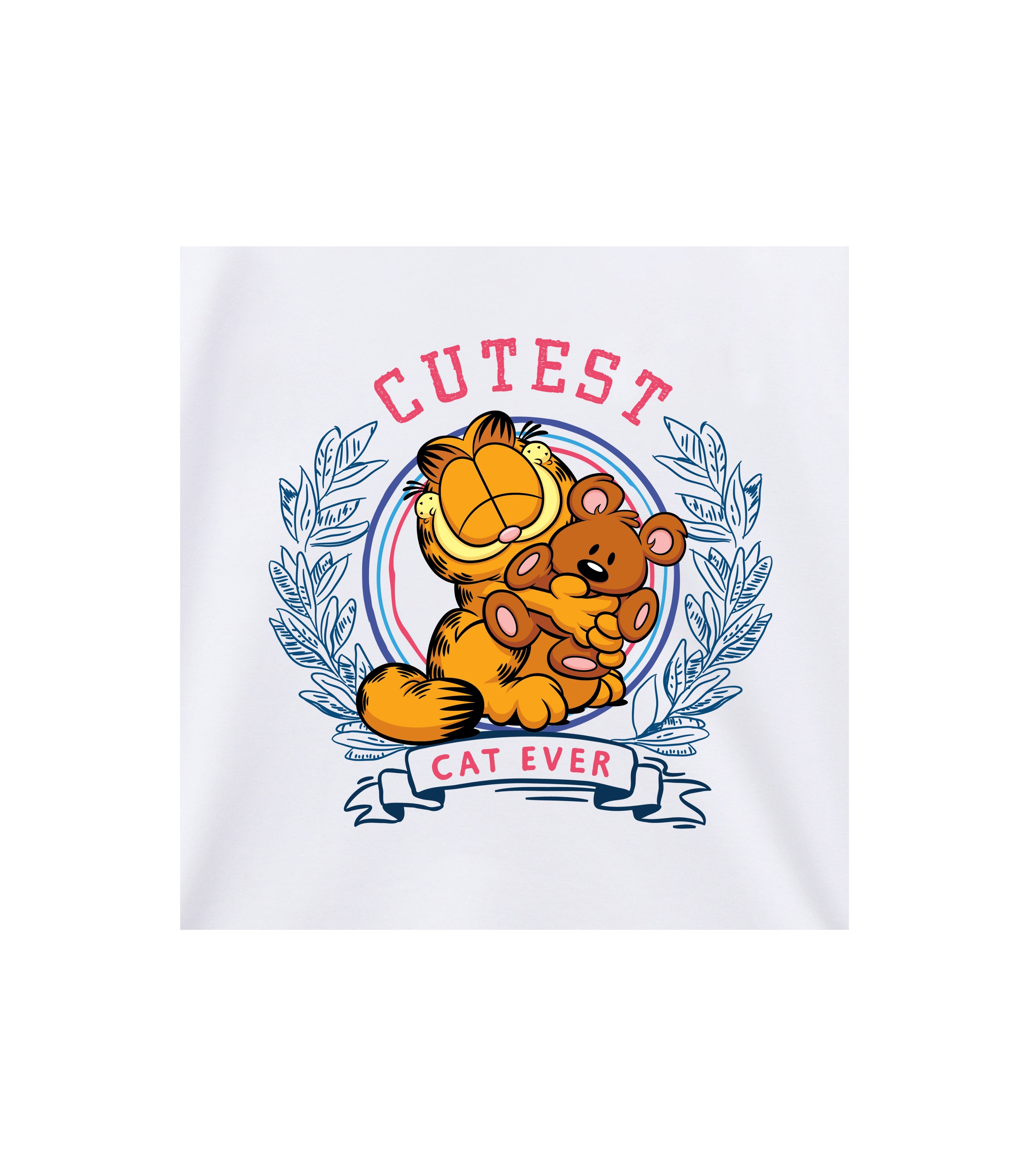 Cutest Garfield Cat Ever Cartoon Graphic T-Shirt