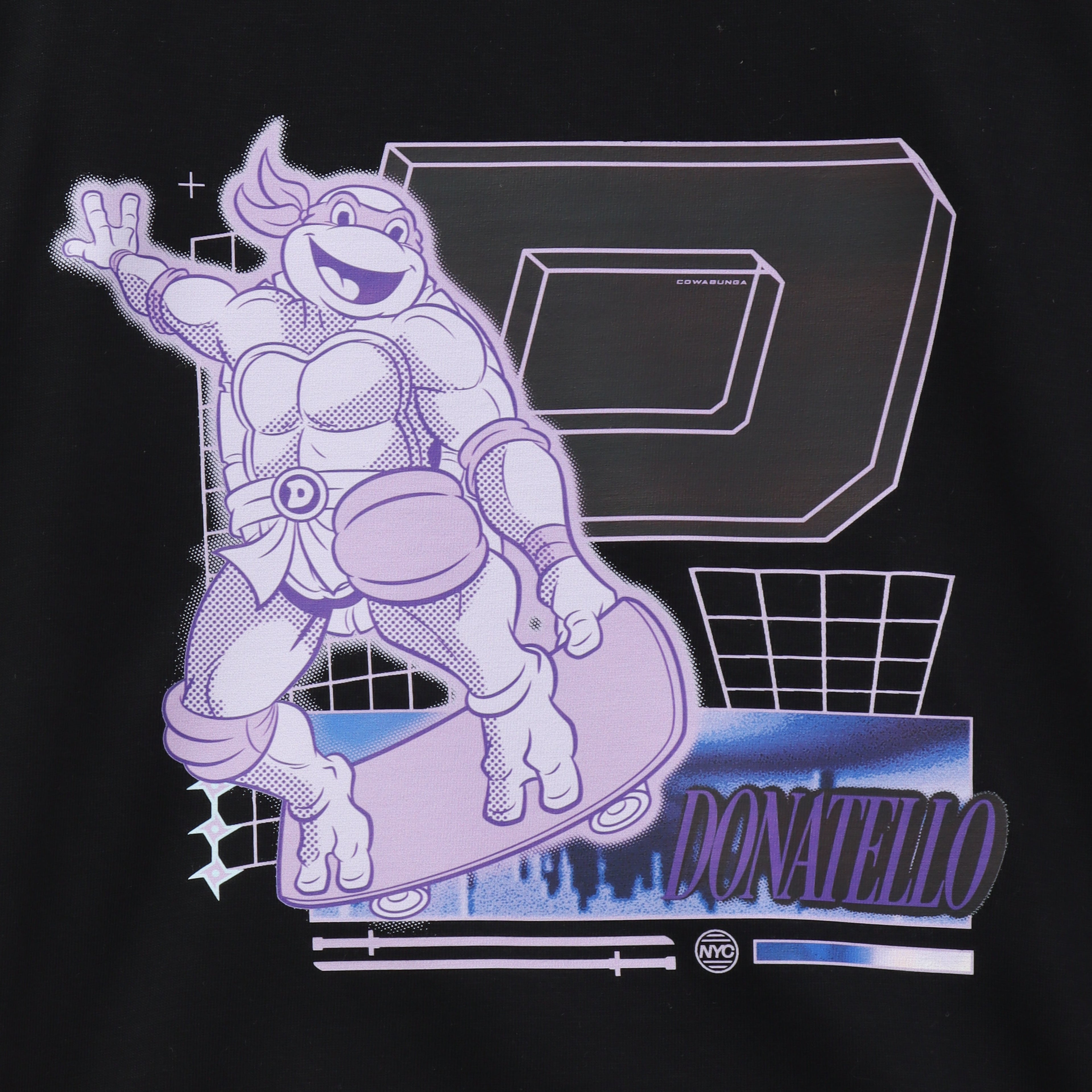 Donatello Skate Style Graphic Kids T-Shirt – Ninja Turtles