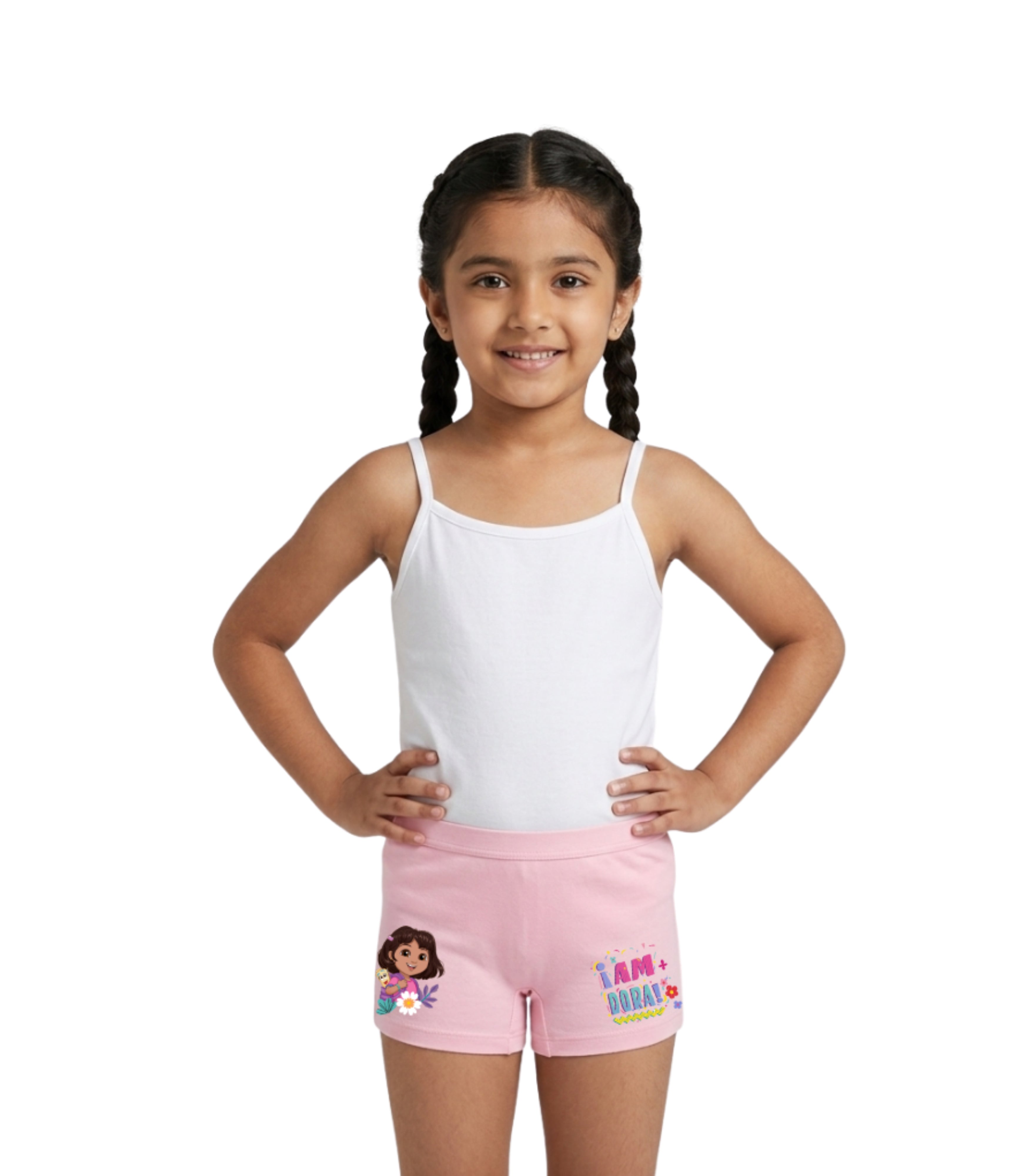 Dora Floral Cartoon Printed Girls Panty