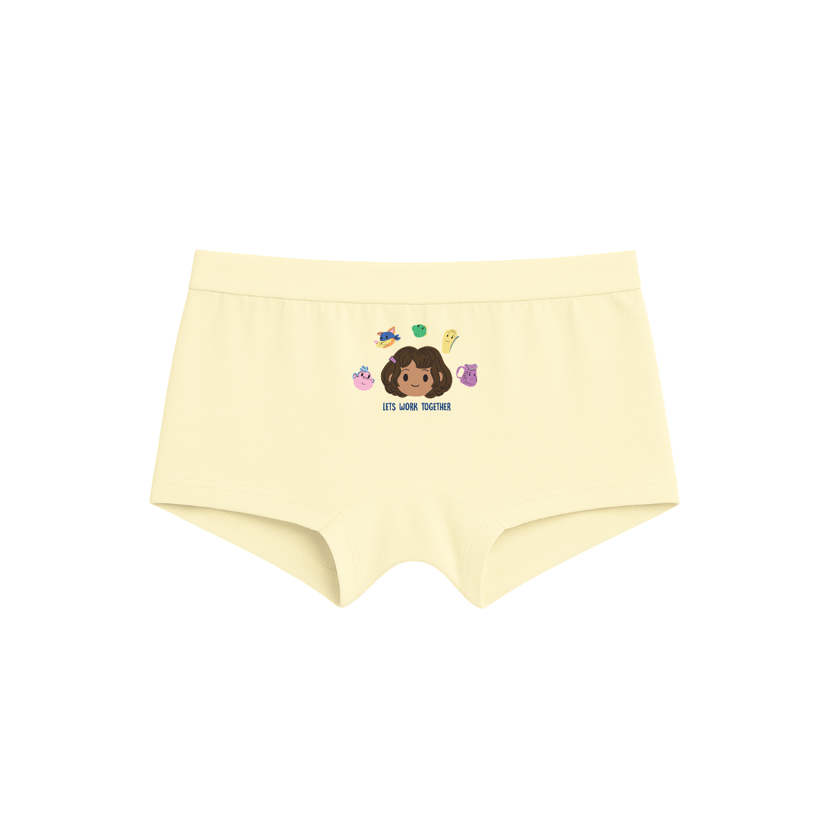 Dora Let’s Work Together Friends Cartoon Printed Girls Panty