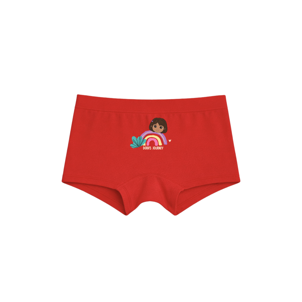Dora Rainbow Journey Cartoon Printed Girls Panty
