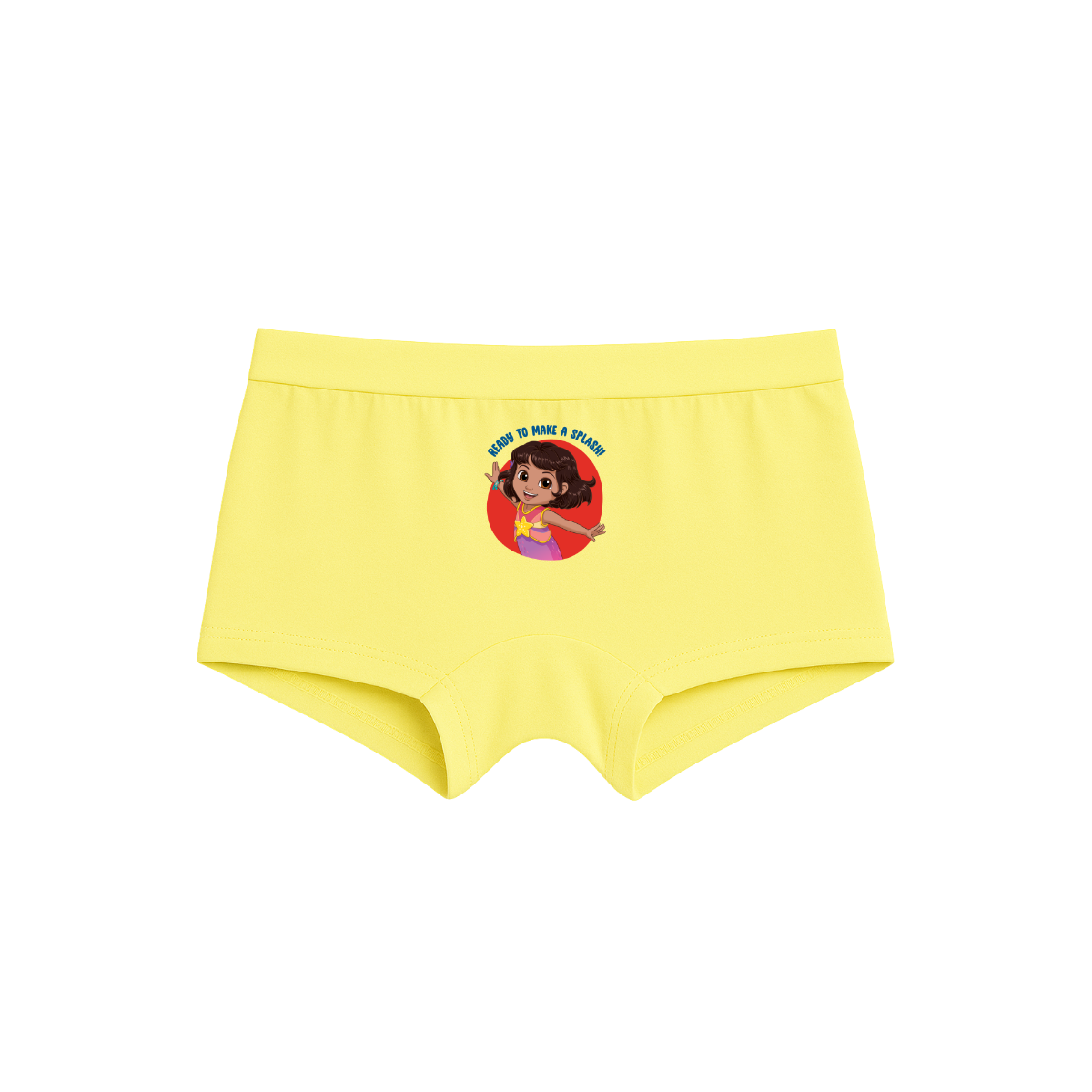 Dora Ready To Make A Splash Cartoon Printed Girls Panty