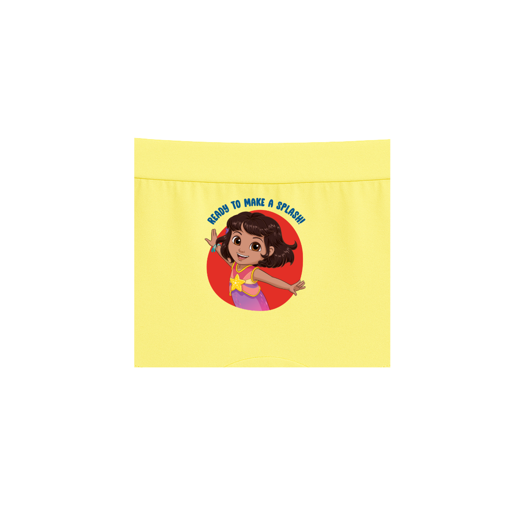 Dora Ready To Make A Splash Cartoon Printed Girls Panty