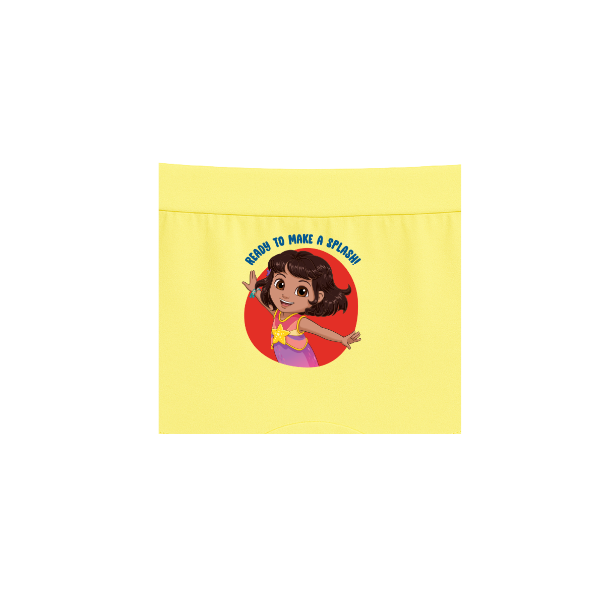 Dora Ready To Make A Splash Cartoon Printed Girls Panty