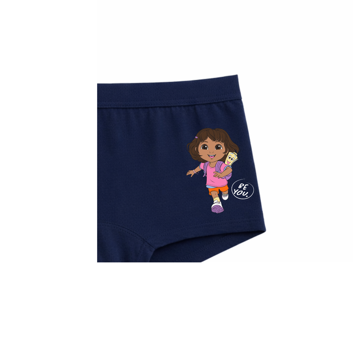 Dora Running Be You Adventure Cartoon Printed Girls Panty